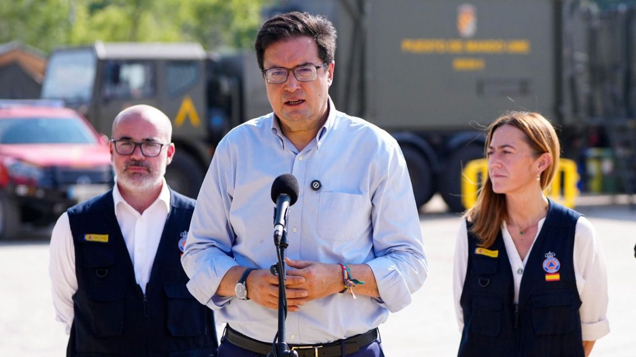 Óscar López llega una semana después al incendio para hablar del ático comprado por la Comunidad de Madrid – El Español