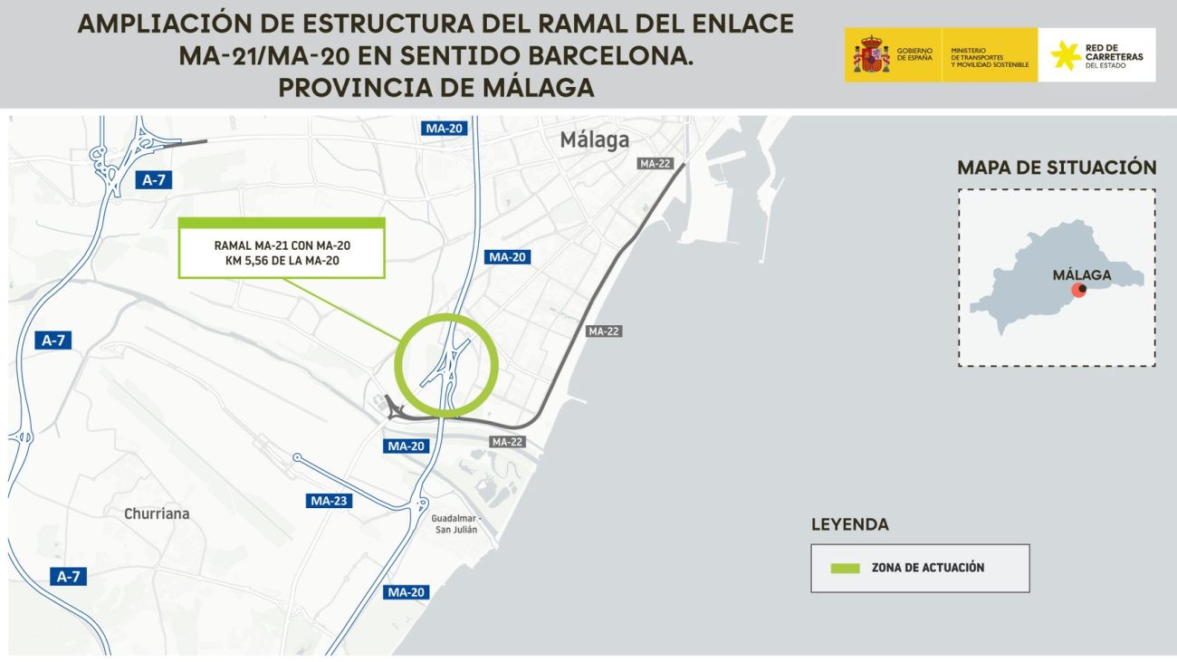 Un fallo en la cimentación obliga al Gobierno a invertir 2,54 millones en un puente de la MA-20 de Málaga – El Español