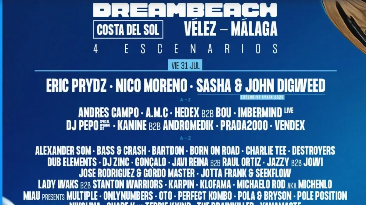 DreamBeach Festival 2026: fechas, cartel y actuaciones en Vélez – Málaga – Mundo Deportivo