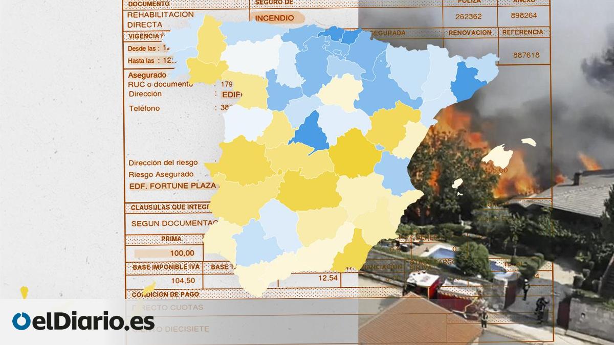 La vivienda en España ante los incendios: cuatro de cada 10 casas no tienen seguro en una decena de provincias