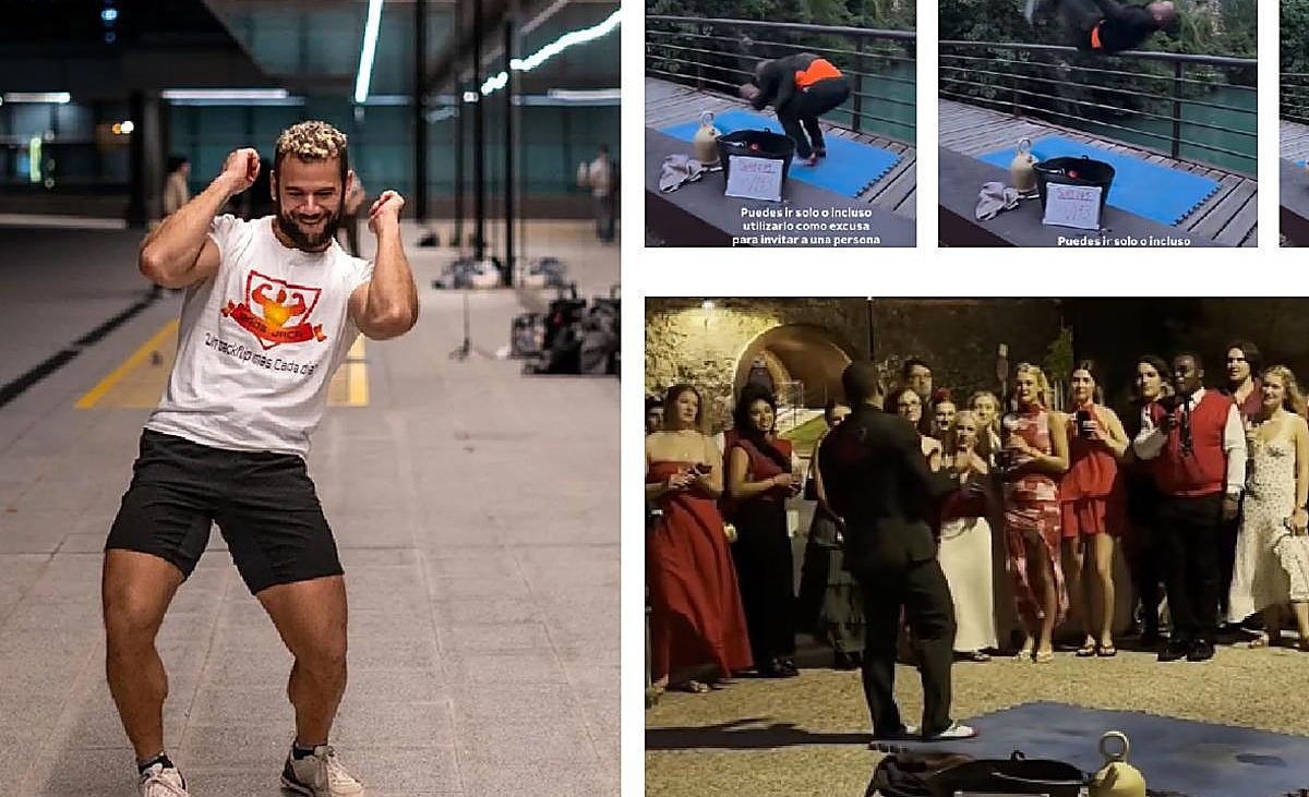El reto de Brosjaca en Logroño: 214 saltos mortales contra el cáncer – La Rioja
