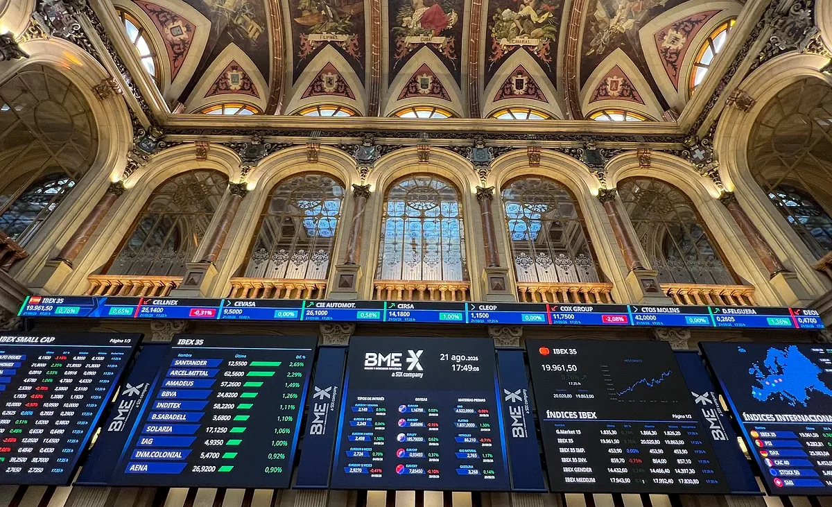 El Ibex recupera los 20.000 puntos en el inicio de una semana marcada por la Fed y Nvidia