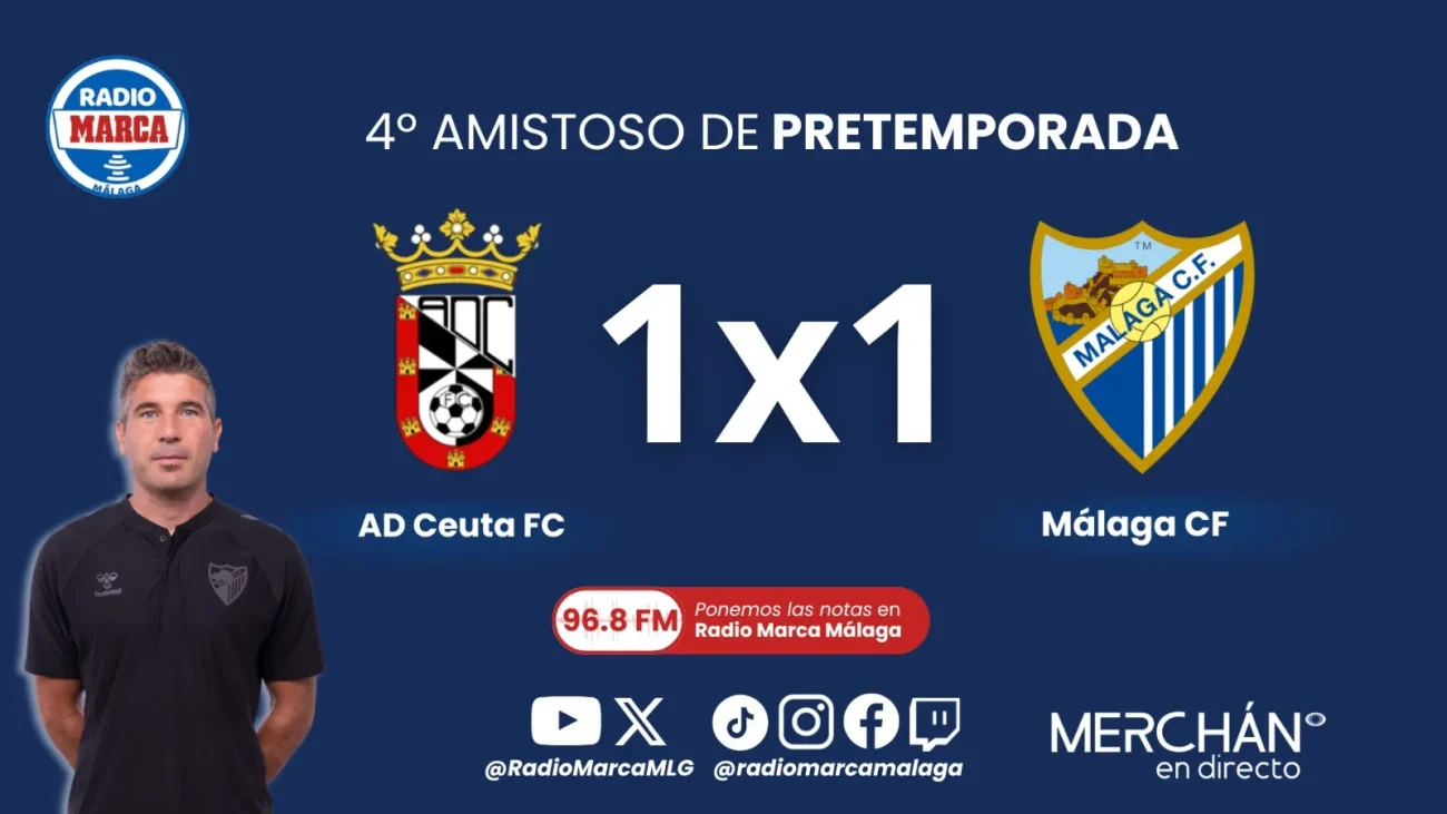 Este es el 1×1 y las notas del Málaga CF ante el Ceuta – Radio Marca Málaga