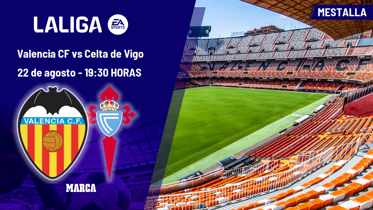 Valencia – Celta: horario, dónde ver hoy en TV y canal del partido de LaLiga EA Sports – MARCA