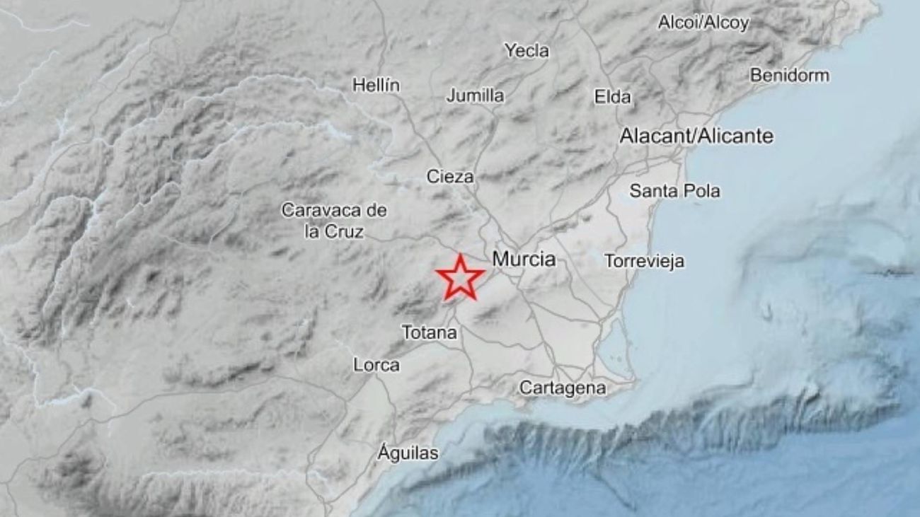 Un terremoto de magnitud 3,9 sacude con fuerza Murcia y se deja sentir también en Alicante y Albacete – Telemadrid
