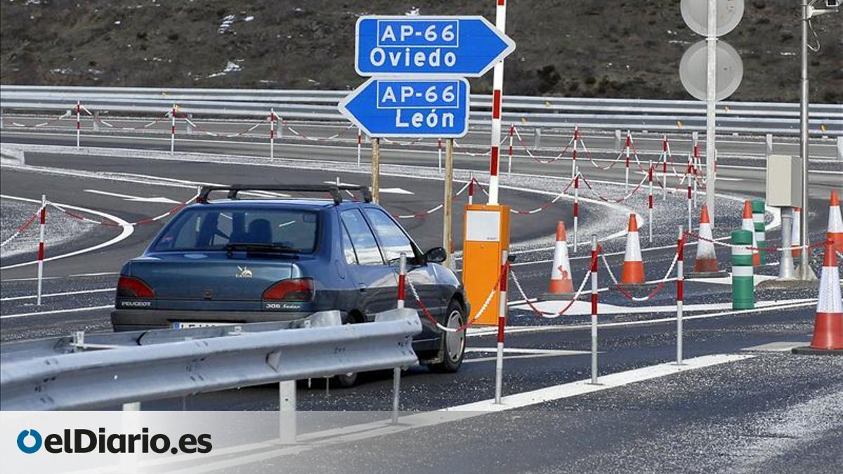 Reabierta al tráfico la autopista entre Asturias y León tras un corte por desprendimientos en el túnel del Negrón – elDiario.es