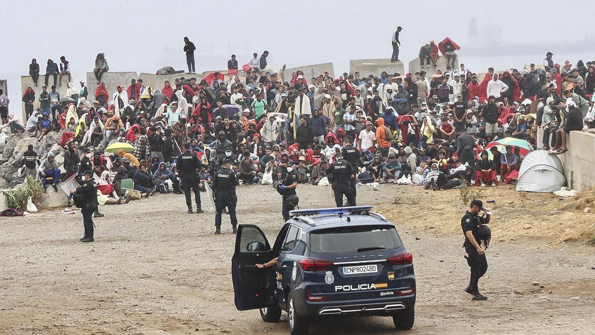 Ceuta y Melilla, en directo | Última hora de la crisis migratoria en Ceuta – El Periódico