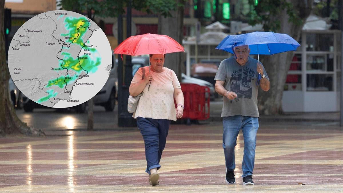 La Aemet activa avisos naranja por tormentas y granizo en Valencia con hasta 40 l/m2 en una hora: cuándo y dónde lloverá más – Levante-EMV