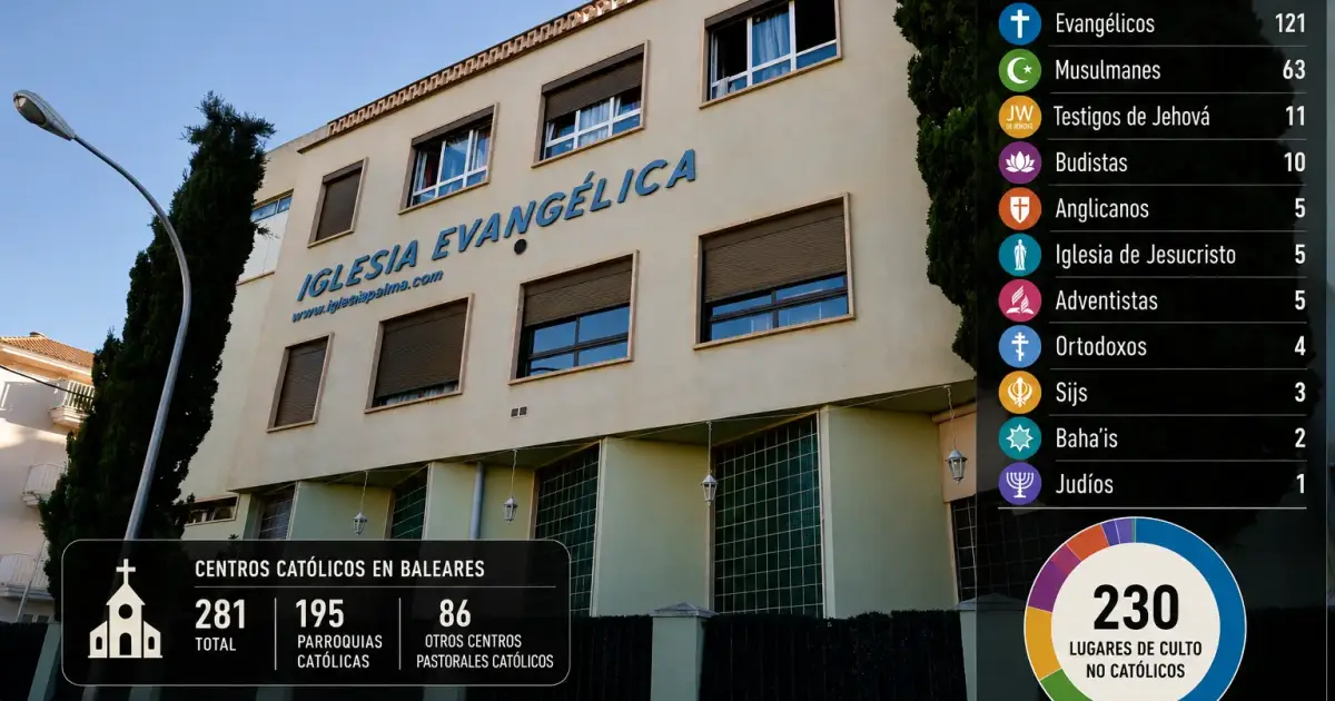 El número de iglesias evangélicas se multiplica en Baleares y ya roza al de las parroquias – Ultima Hora