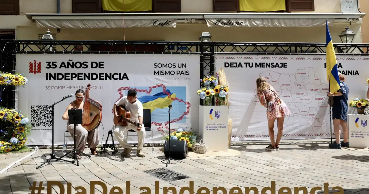 Los ucranianos en Baleares celebran el Día de la Independencia con la mirada puesta en la guerra – Ultima Hora
