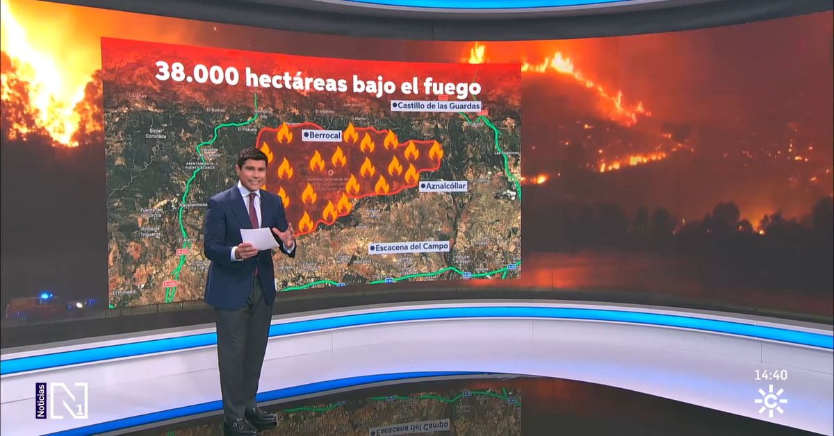 Cerca de 40.000 hectáreas afectadas en el incendio más peligroso de la historia de Andalucía – Canal Sur