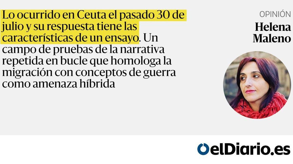 Ceuta es el ensayo de una nueva geopolítica y el abandono de las garantías democráticas