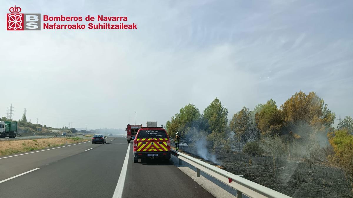 Extinguidos tres incendios en Peralta, Pamplona y Tiebas-Muruarte de Reta, sin heridos – Diario de Navarra