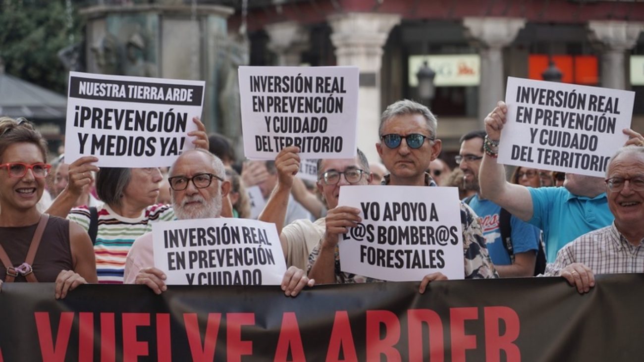 Castilla y León clama en las calles por más medios públicos y prevención ante los incendios forestales – COPE