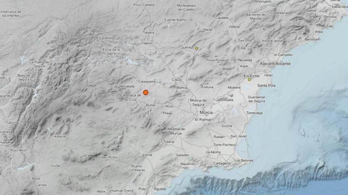 Registrado un terremoto de magnitud 3.1 en Murcia con epicentro en Cehegín – La Vanguardia