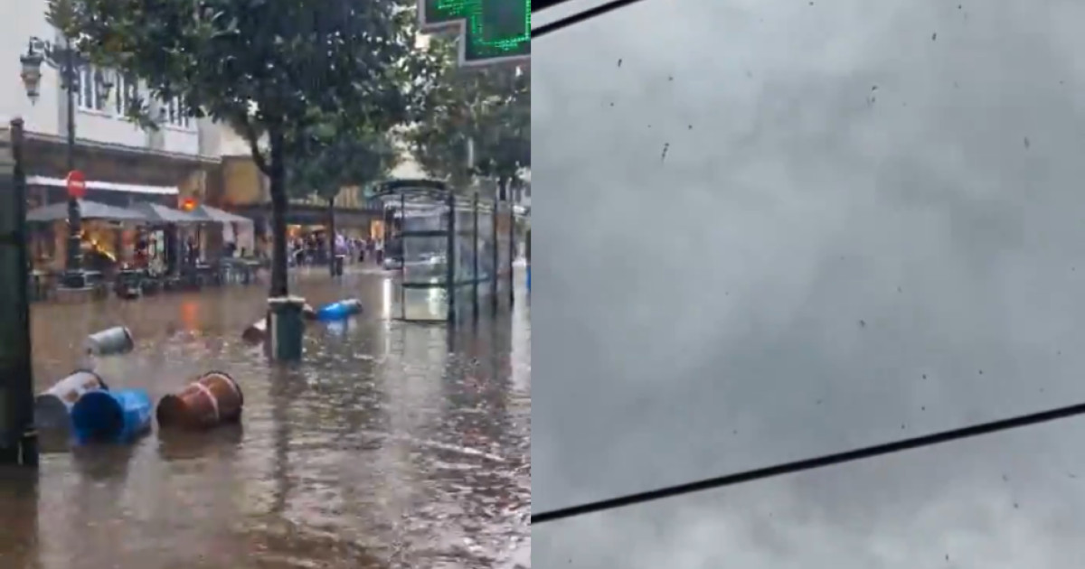 Asturias, afectada por las tormentas: Oviedo se inunda y un tornado causa numerosos daños en Gozón – El Debate