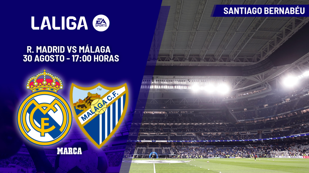 Alineación probable de Real Madrid y Málaga en el partido de hoy de LaLiga EA Sports – MARCA
