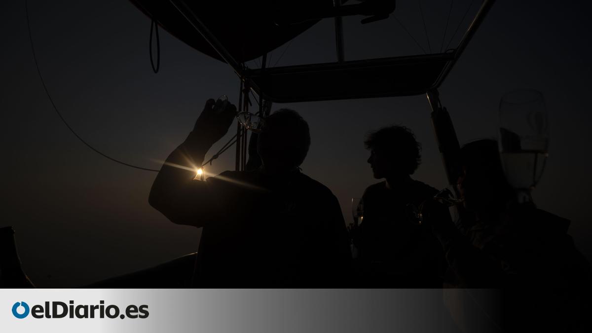 El eclipse de sol, desde un globo a 3.000 metros: “Ha sido como tocar la oscuridad con las manos”