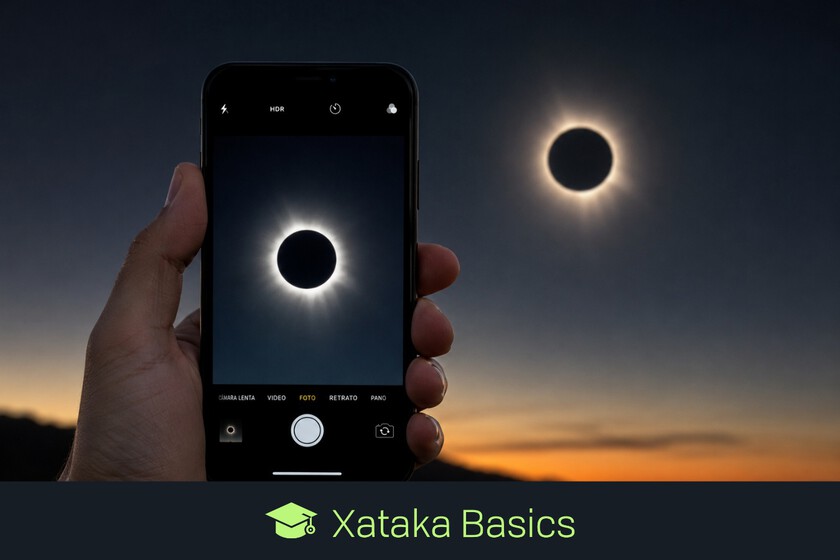 Cómo fotografiar el eclipse con tu móvil: saca fotos del eclipse total de Sol de 2026 sin dañar el sensor de la cámara