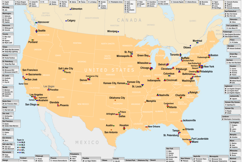 En 1902 un geógrafo se propuso explicar el origen del nombre de cada ciudad de EEUU. La respuesta la tenían dos países de Europa