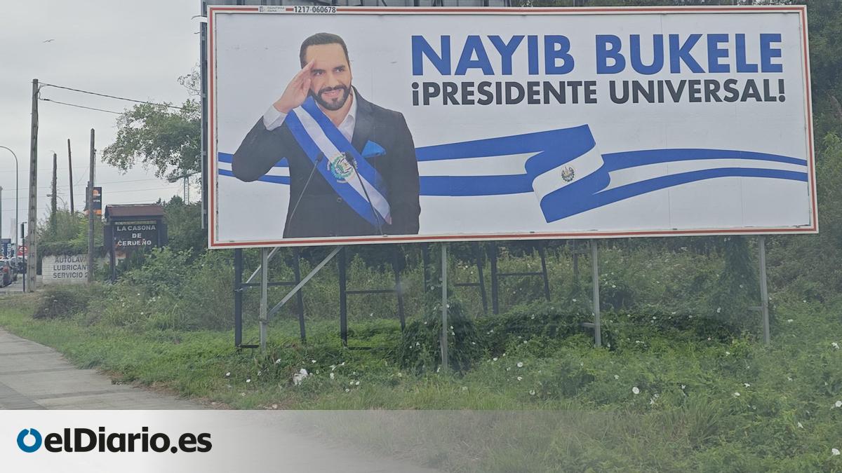 ¿Qué hacen unos carteles del presidente ultra de El Salvador Nayib Bukele en Oviedo? – elDiario.es