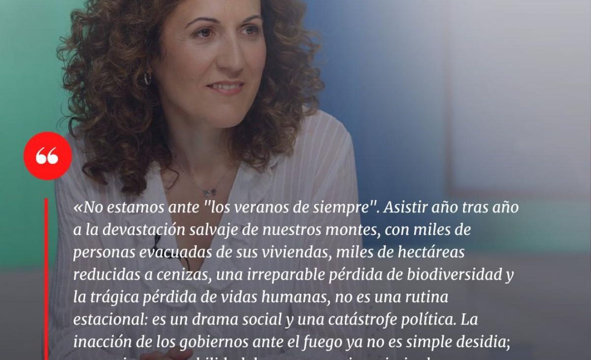 Las cenizas del inmovilismo. Cuando arde la tierra y se quema el futuro. – CCOO Andalucía