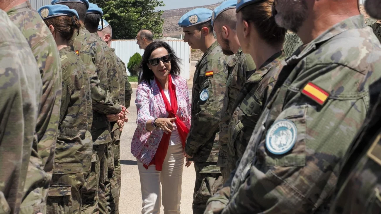 Margarita Robles a los militares españoles desplegados en Líbano: «Es un orgullo»