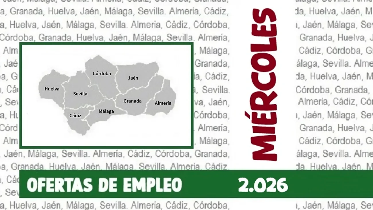 Ofertas de empleo en Andalucía (SAE) del 26 de agosto de 2026 – andaluciaorienta.net