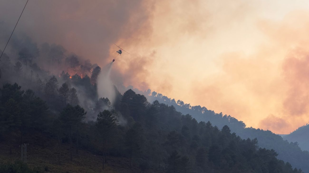 El incendio de Las Hurdes afecta a 4.800 hectáreas y alcanza un perímetro de 48 kilómetros – Canal Extremadura