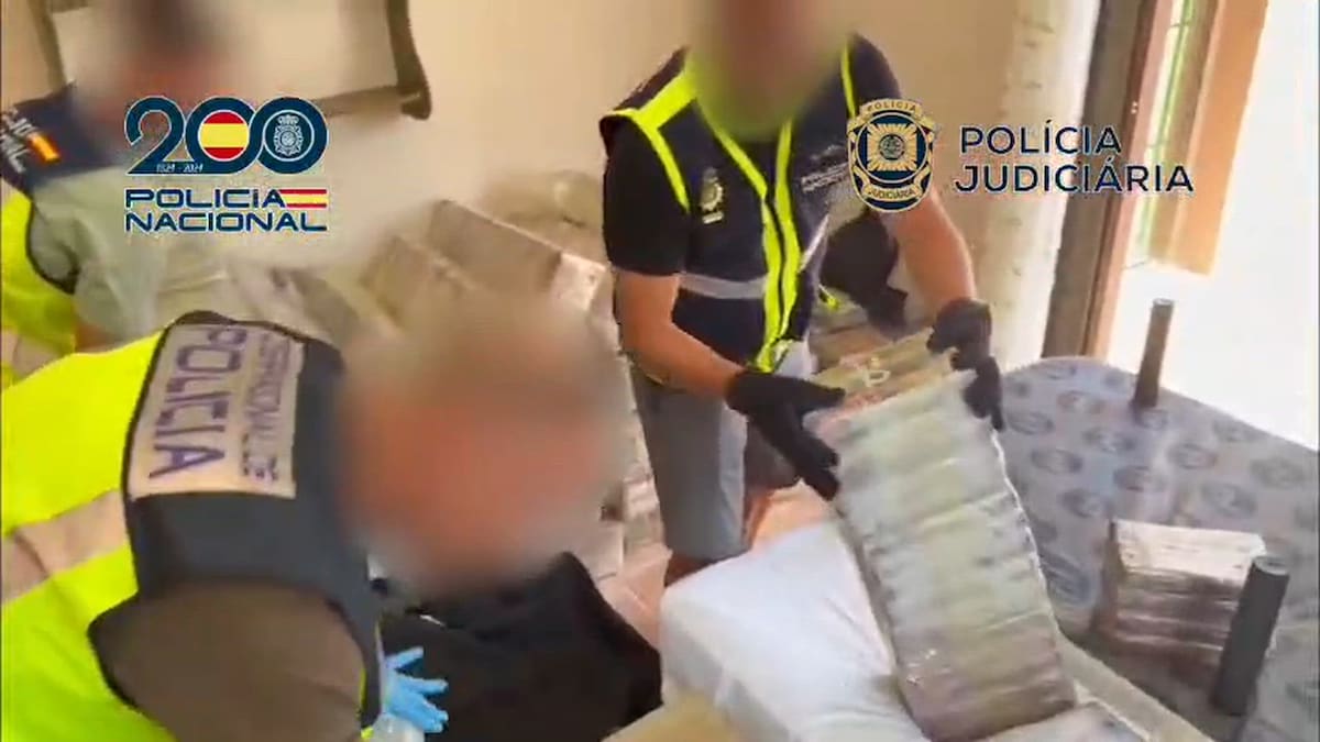 Más de 3.300 kilos de cocaína intervenidos en una operación en la Costa del Sol y Portugal – Cadena SER