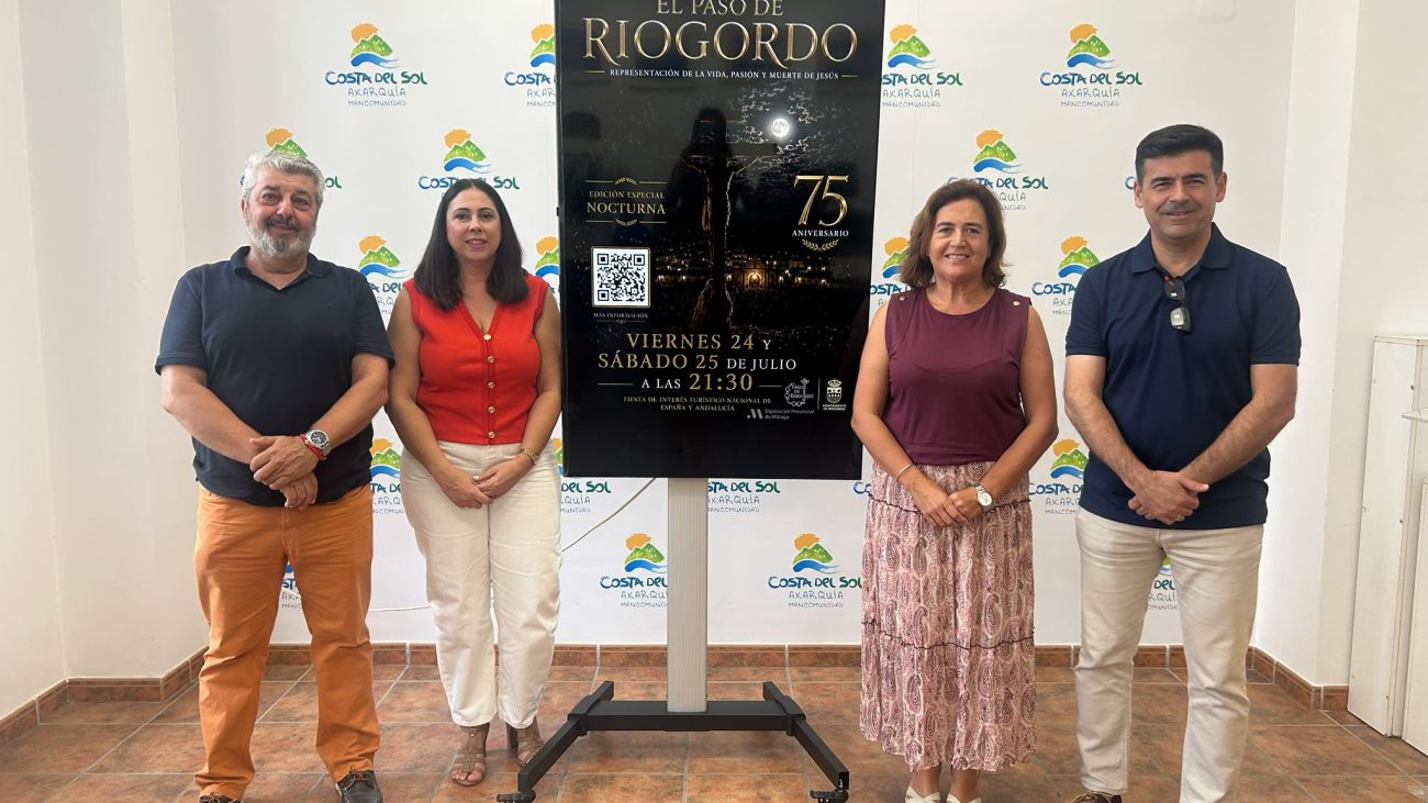 El Paso de Riogordo celebra su 75 aniversario con una edición especial nocturna