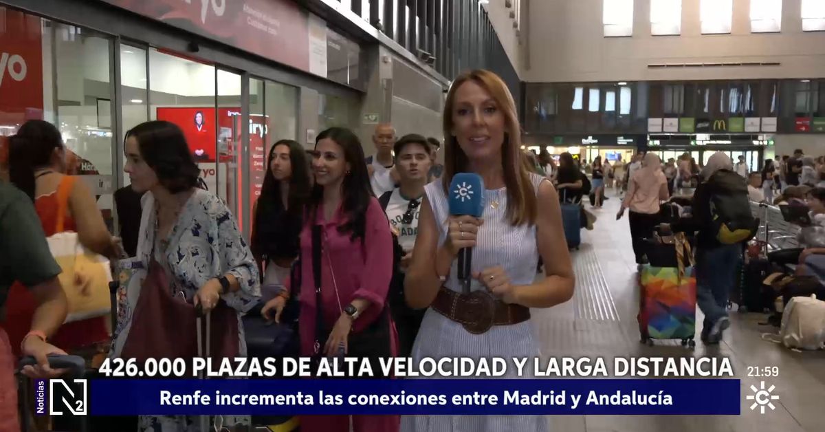 vuelta a casa: Renfe incrementa las conexiones entre Madrid y Andalucía con 3.500 plazas adicionales – Canal Sur