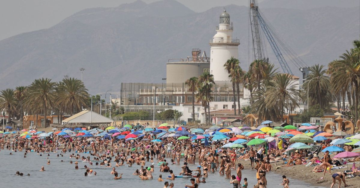 La temperatura del agua del mar en Málaga registra 28,8 grados, cerca del récord histórico de 2015 – Málaga Hoy