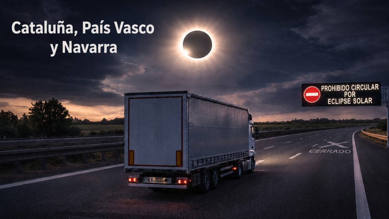 Restricciones de circulación para vehículos pesados el 12 de agosto por el eclipse solar en Cataluña, País Vasco y Navarra – Froet