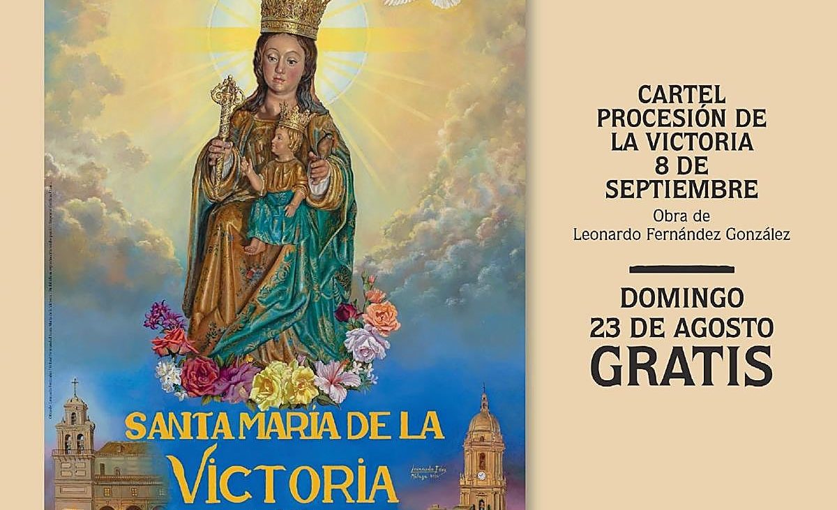 SUR entrega este domingo el cartel de la Patrona de Málaga pintado por Leonardo Fernández – Diario Sur