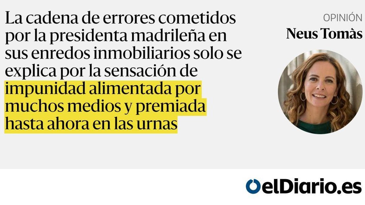 Los áticos de Ayuso y el fin de la impunidad