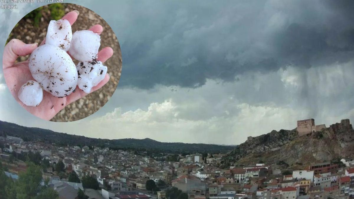 Varias tormentas descargan granizo de gran tamaño en el interior de Valencia – Levante-EMV