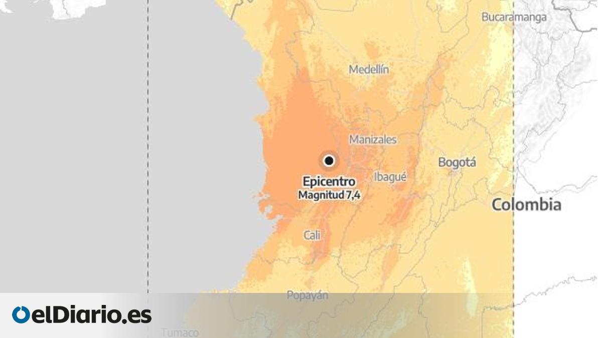 Los mapas del terremoto en Colombia: estas son las zonas más afectadas