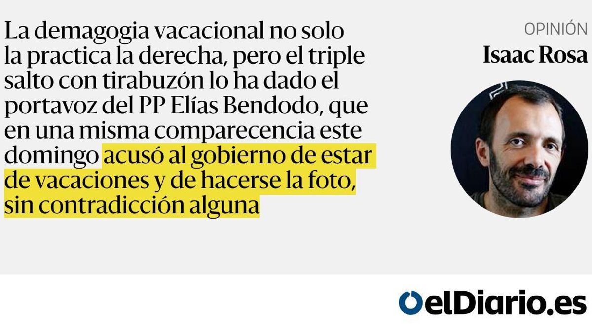 ¡Y el gobierno de vacaciones!