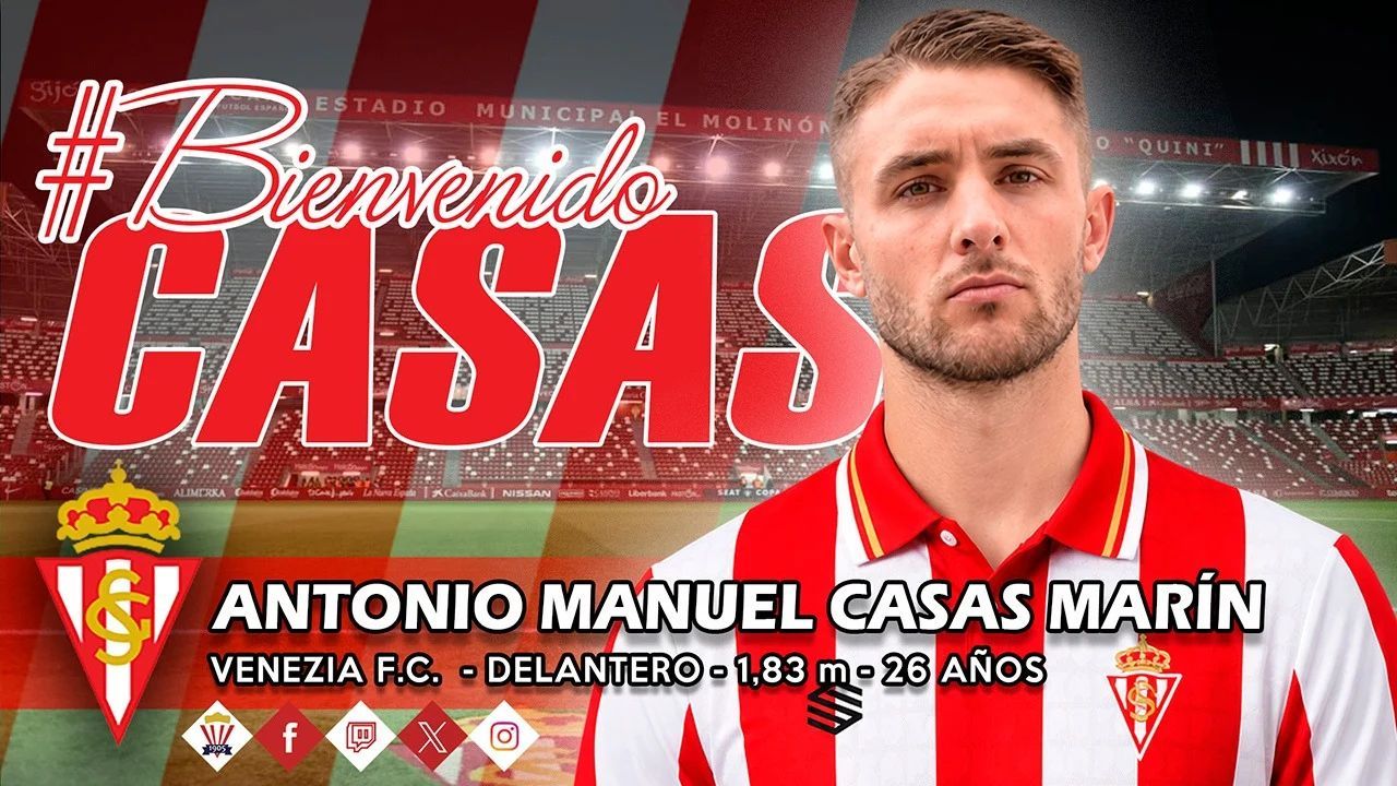 Casas llega a Gijón para cerrar su fichaje por el Sporting y reforzar el ataque – La Voz de Asturias