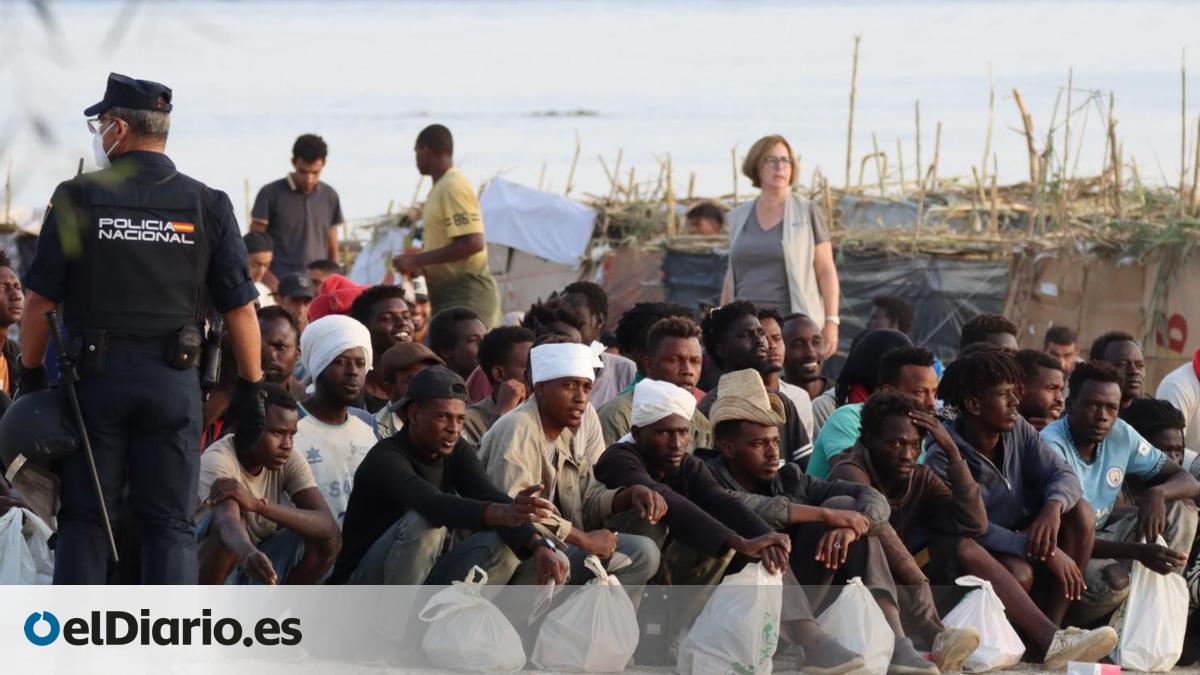 La última mañana del campamento del Trampolín: “No sé lo que va a pasar, pero cualquier cosa menos volver a Marruecos”