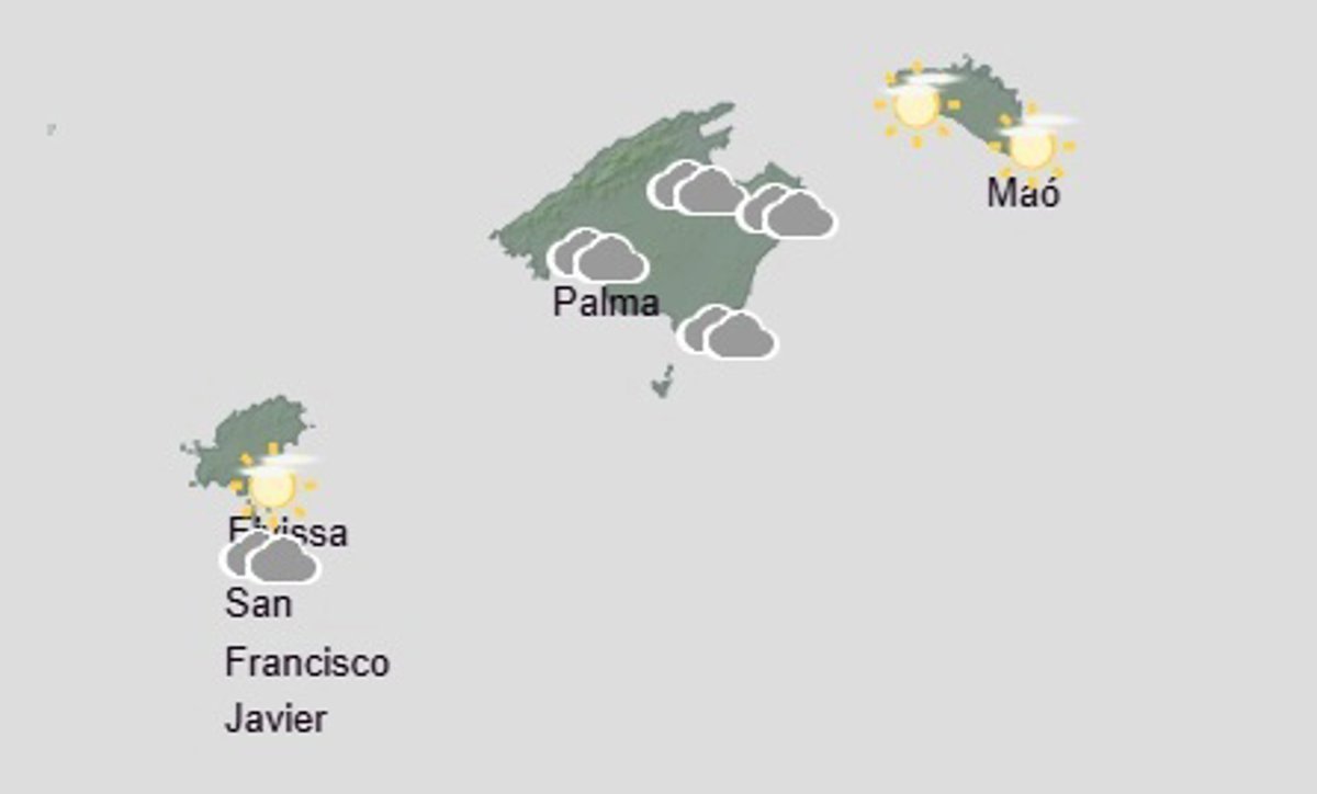 El tiempo hoy, jueves 20 de agosto, en Baleares – Europa Press
