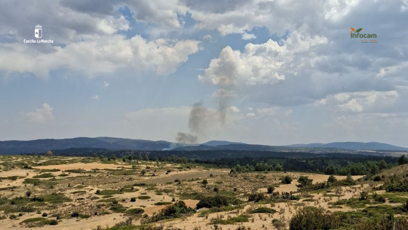 Un incendio activo en Checa (Guadalajara) moviliza 22 medios y 74 efectivos – Objetivo CLM Noticias