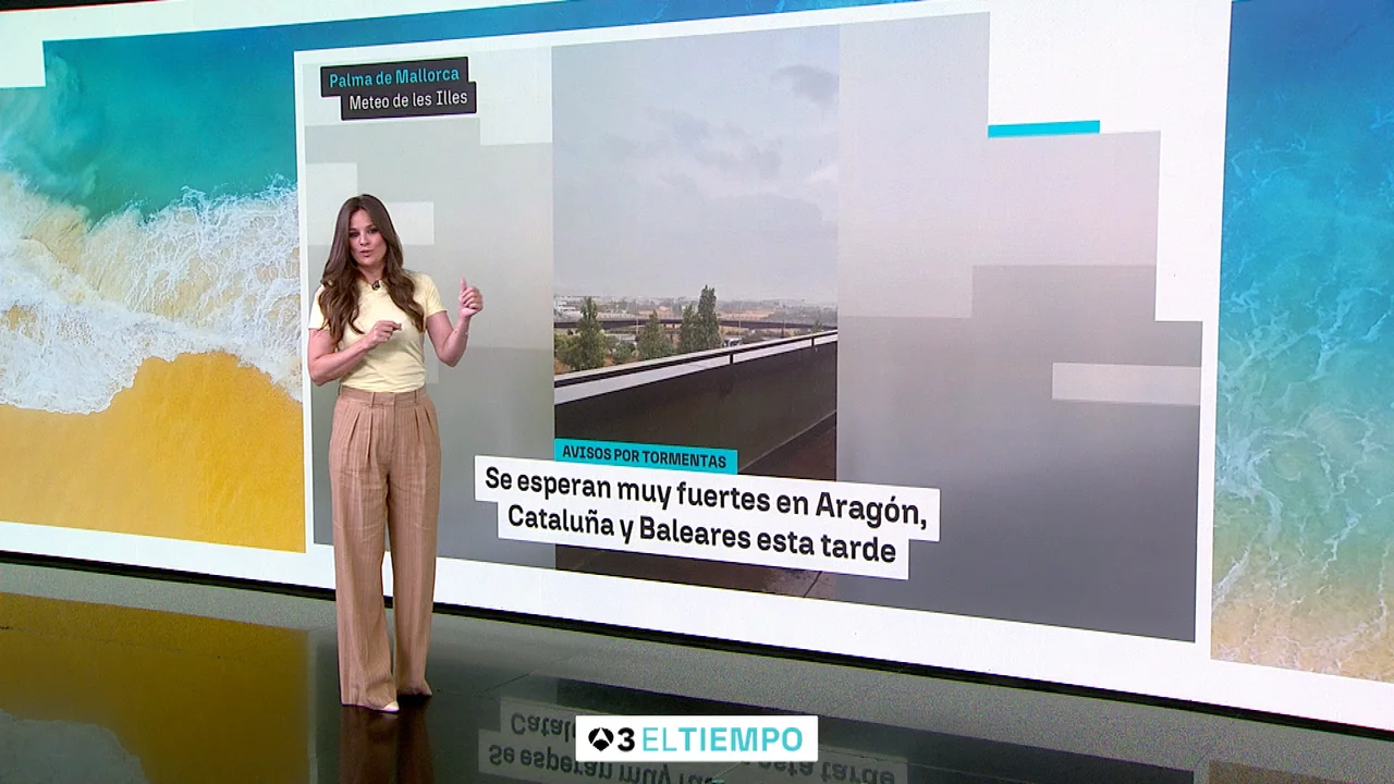 Mercedes Martín: «Tormentas fuertes y granizo en Aragón y Cataluña, pero llegará una tregua» – antena3.com