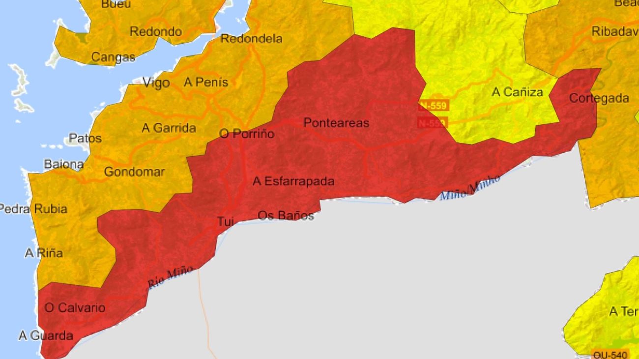La AEMET activa la alerta roja urgente por temperaturas de 42ºC en Galicia: se van a romper los termómetros – OkDiario