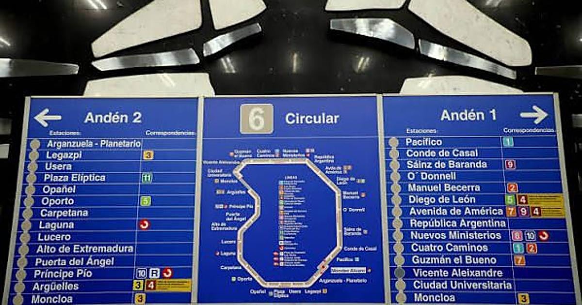 Cortes en la línea 6 de Metro de Madrid este fin de semana: días, horarios y estaciones afectadas – ABC