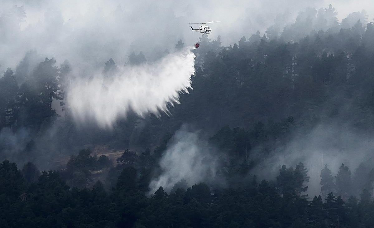 Controlado el incendio que ha quemado 40 hectáreas en el parque natural Sierra de Cebollera – La Rioja