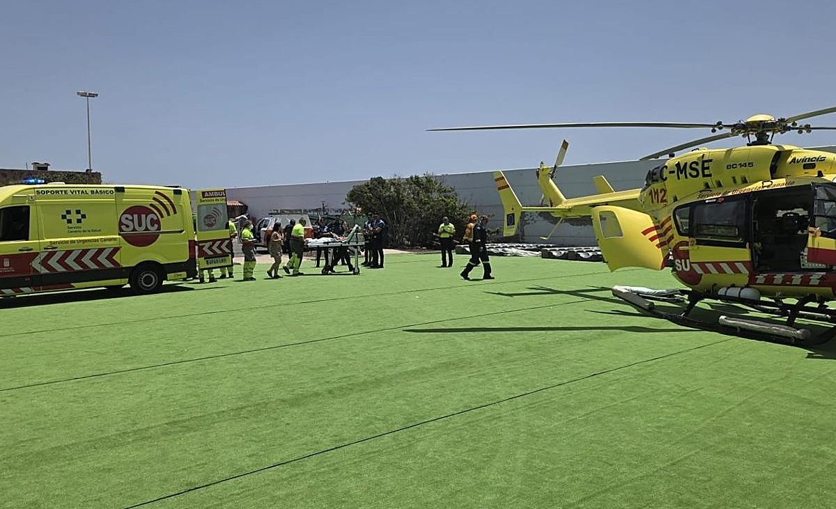 Una menor es trasladada en helicóptero a un centro hospitalario en estado grave tras sufrir un ahogamiento en Anfi del Mar – Canarias7