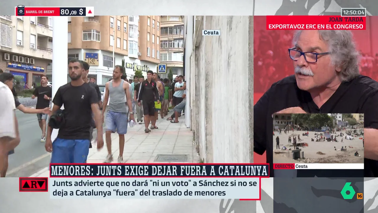 La respues de Tardà tras exigir Junts dejar a Cataluña fuera del reparto migratorio: «Nogueras no gobierna en Cataluña y esto compete a las comunidades autónomas» – LaSexta